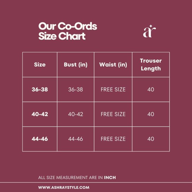 Co-Ord Size